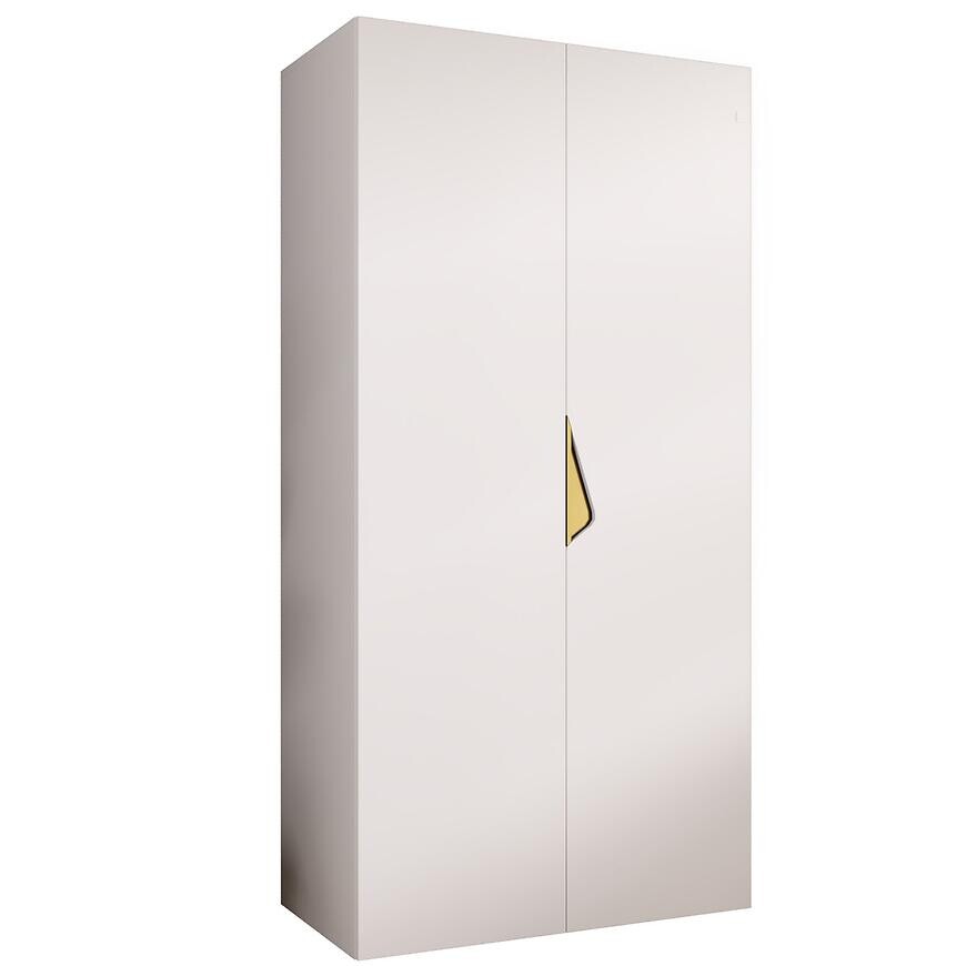 Skriňa Sandi 1-100 biela/zlatá