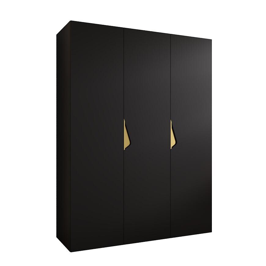 Skriňa Sandi 1-150 čierna/zlatá