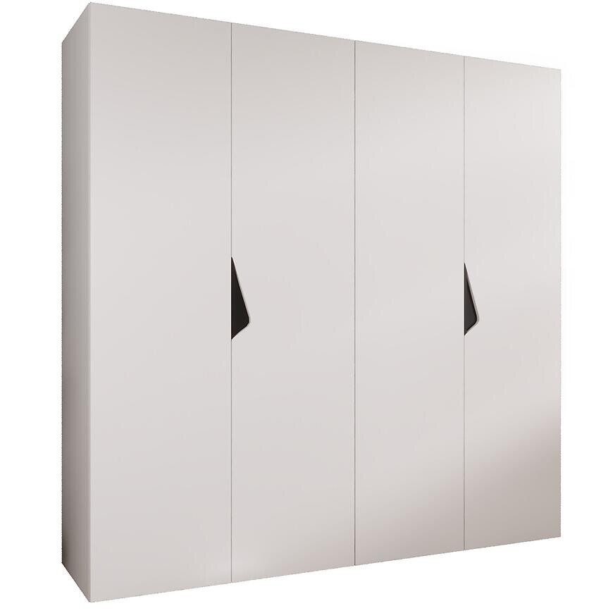 Skriňa Sandi 1-200 biela/čierna