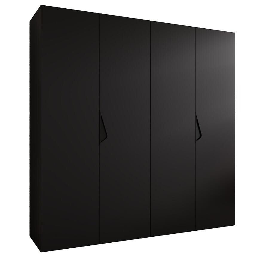 Skriňa Sandi 1-200 čierna/čierna