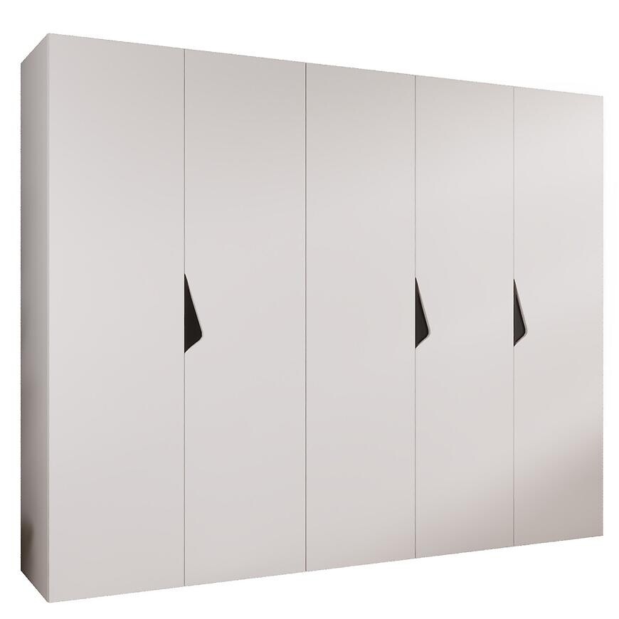 Skriňa Sandi 1-250 biela/čierna