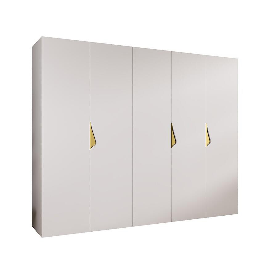 Skriňa Sandi 1-250 biela/zlatá