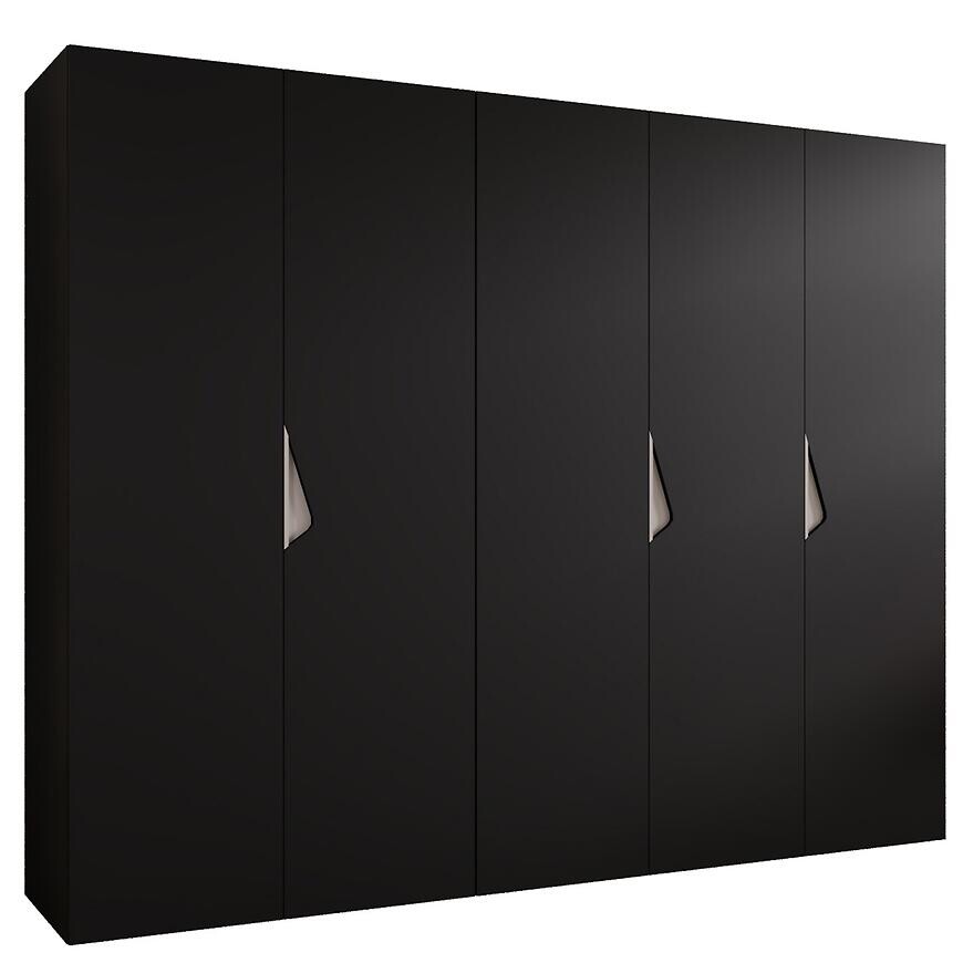 Skriňa Sandi 1-250 čierna/kašmír