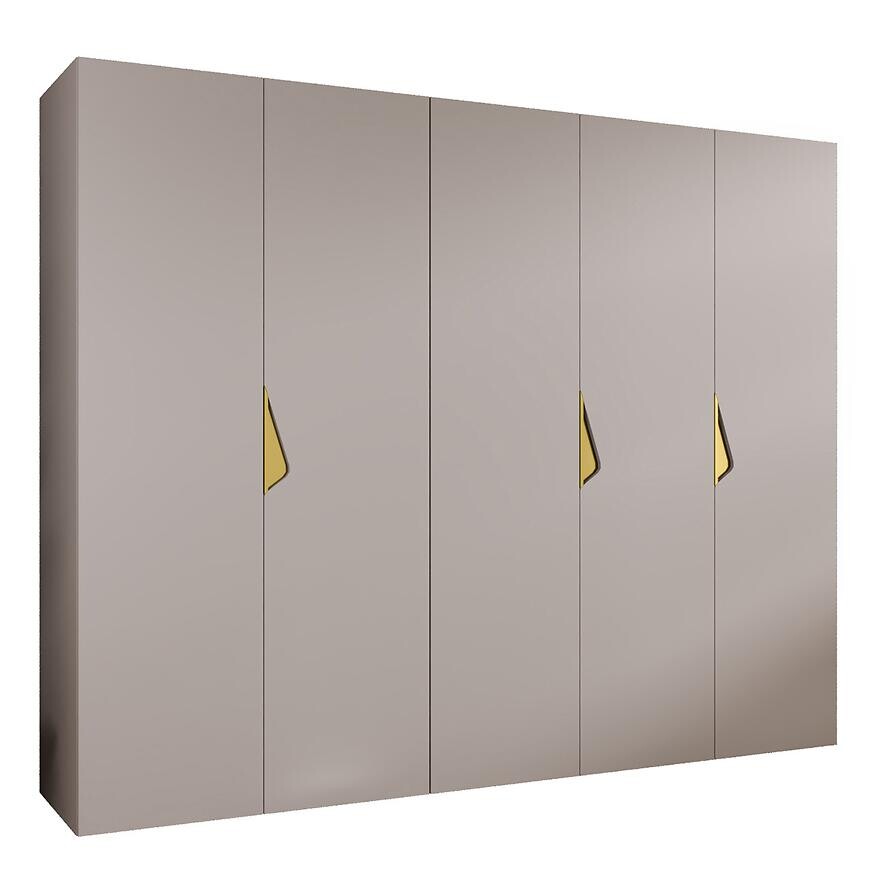 Skriňa Sandi 1-250 kašmír/zlatá