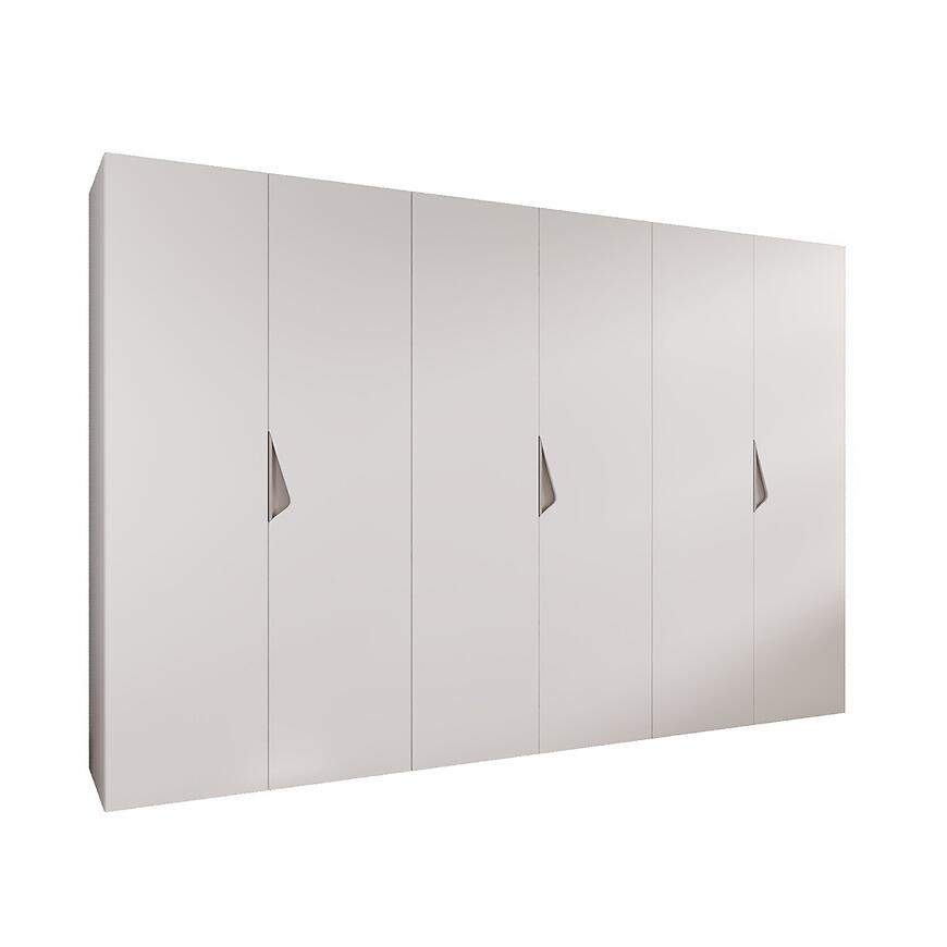 Skriňa Sandi 1-300 (3x100) biela/kašmír