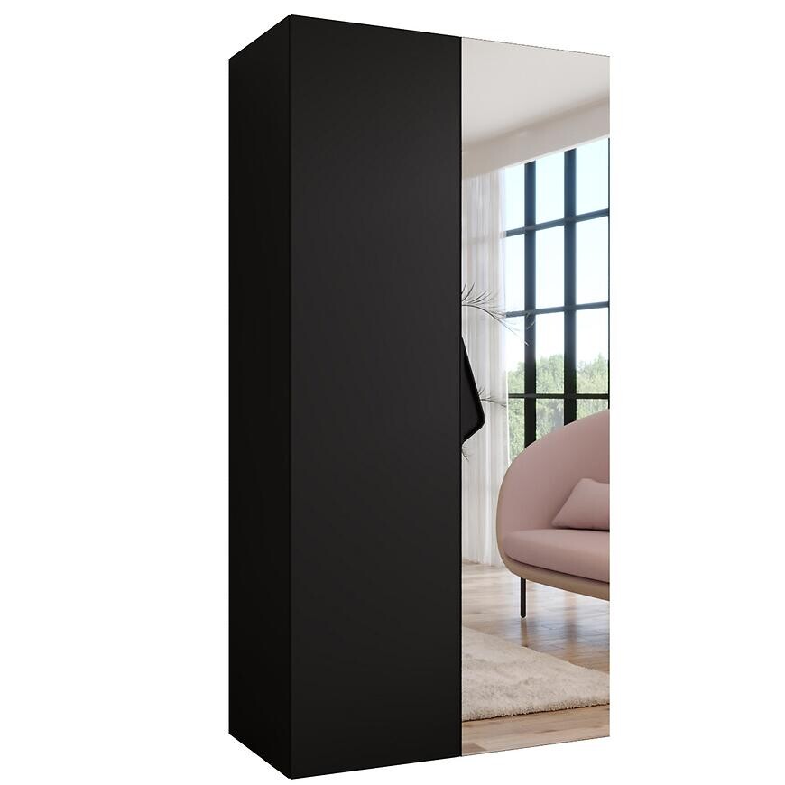 Skriňa Sandi 2-100 čierna/čierna