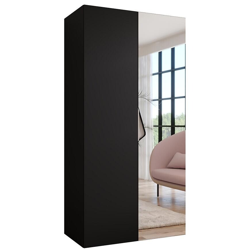 Skriňa Sandi 2-100 čierna/kašmír