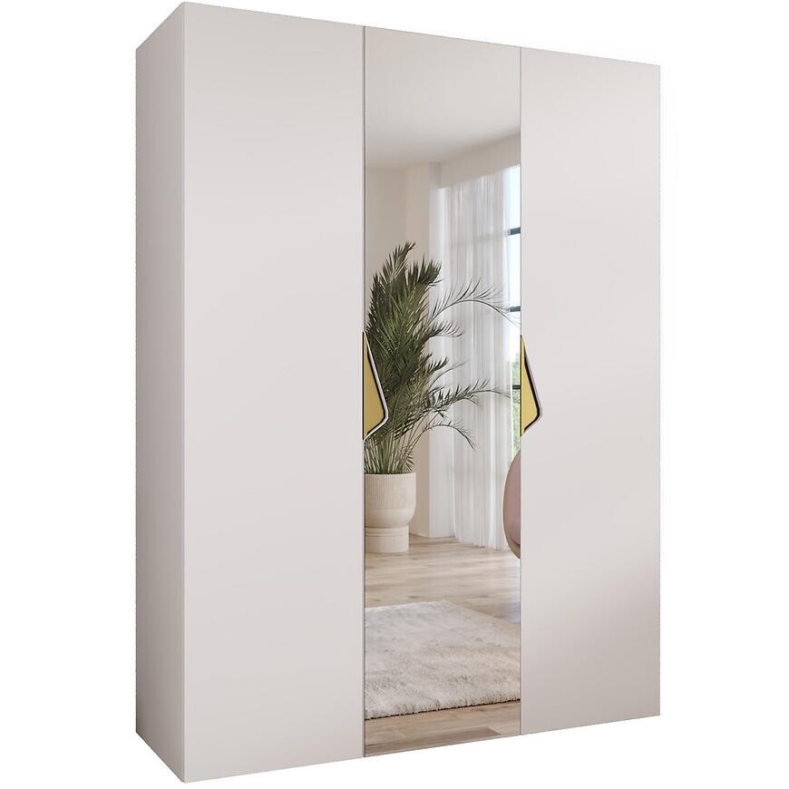 Skriňa Sandi 2-150 biela/zlatá