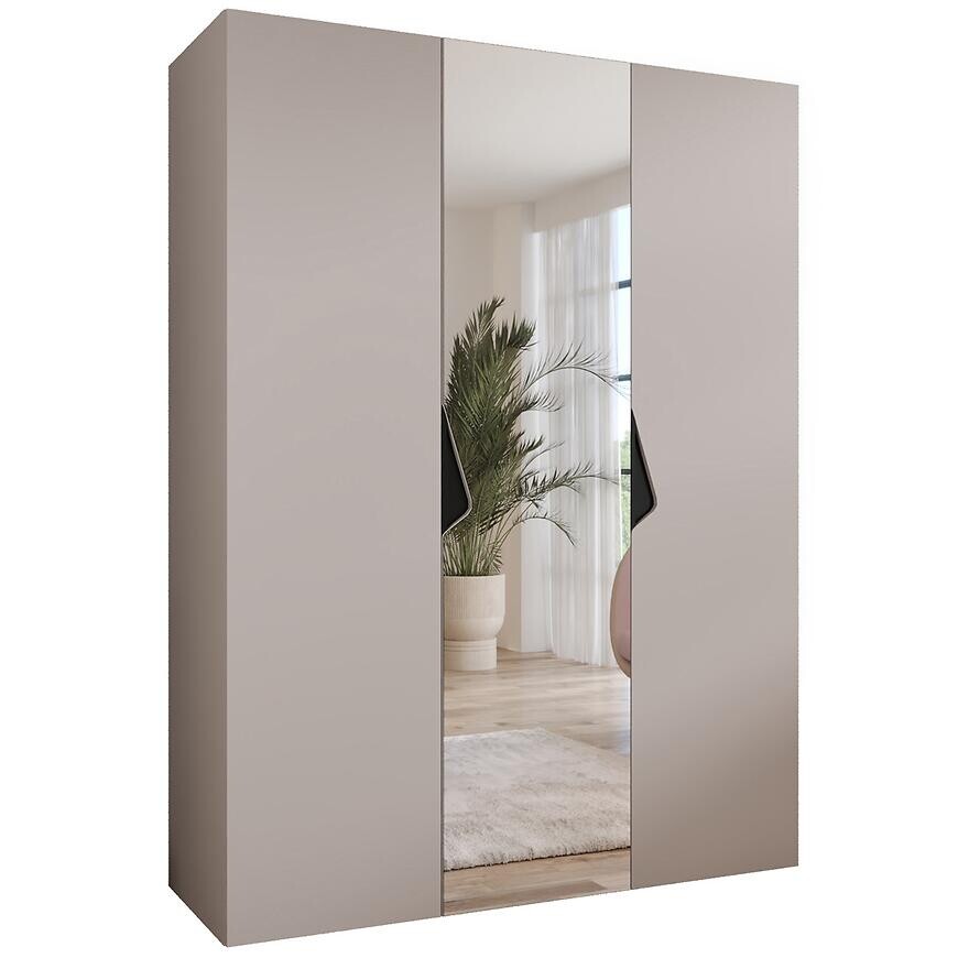 Skriňa Sandi 2-150 kašmír/čierna