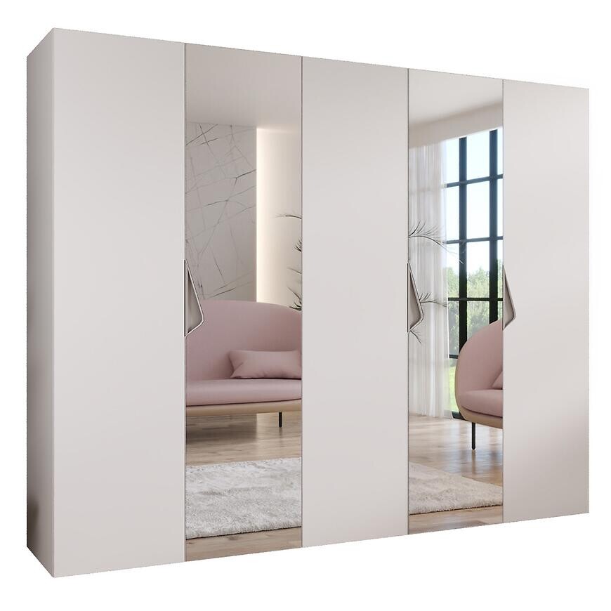 Skriňa Sandi 2-250 biela/kašmír