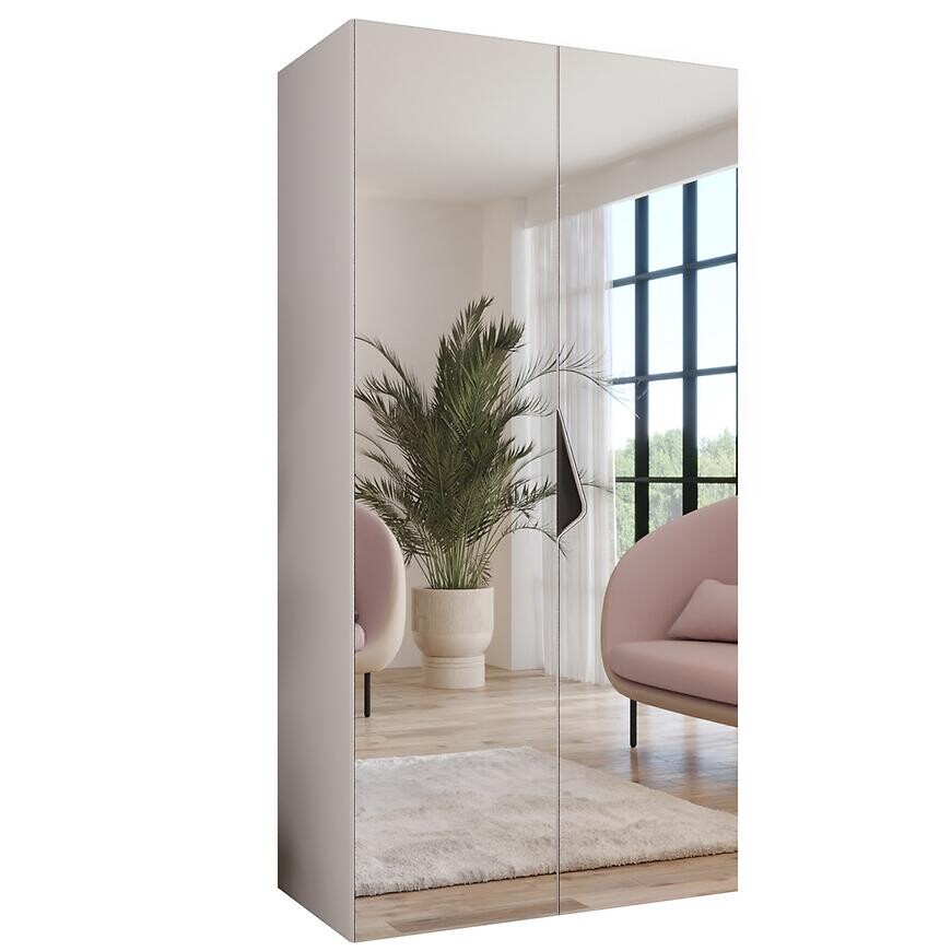 Skriňa Sandi 3-100 biela/čierna