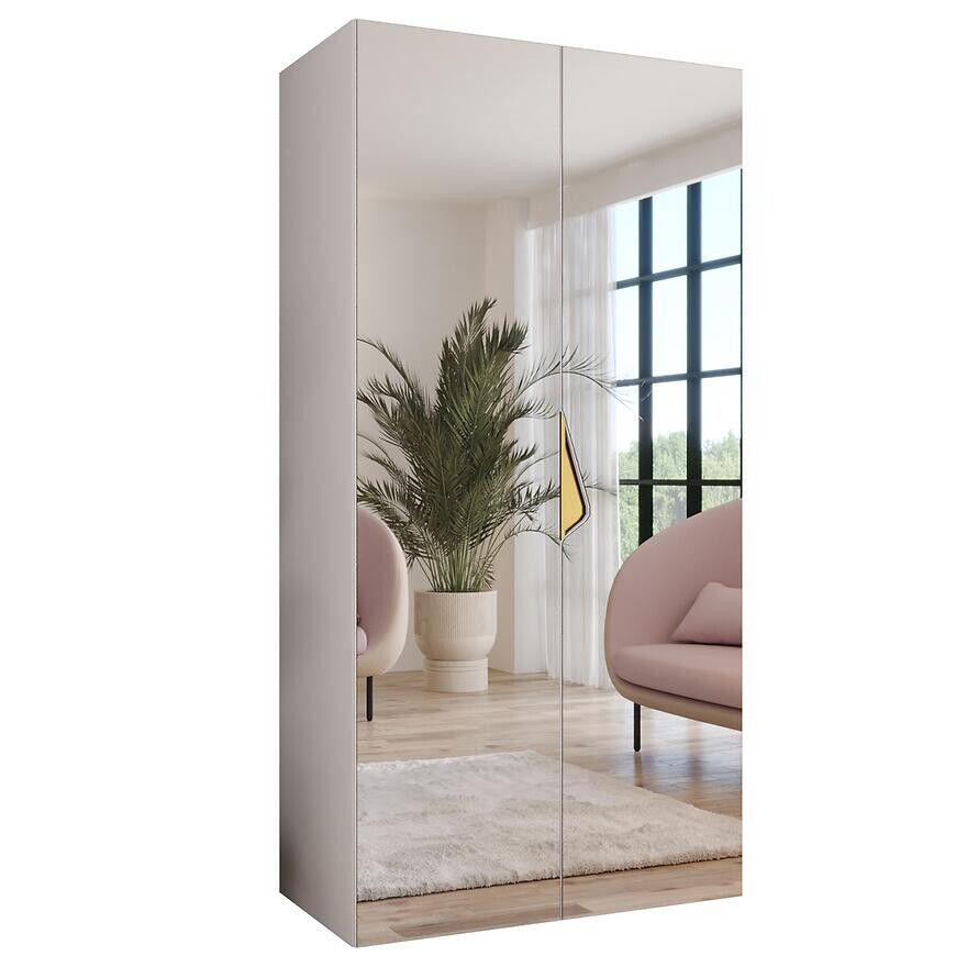 Skriňa Sandi 3-100 biela/zlatá