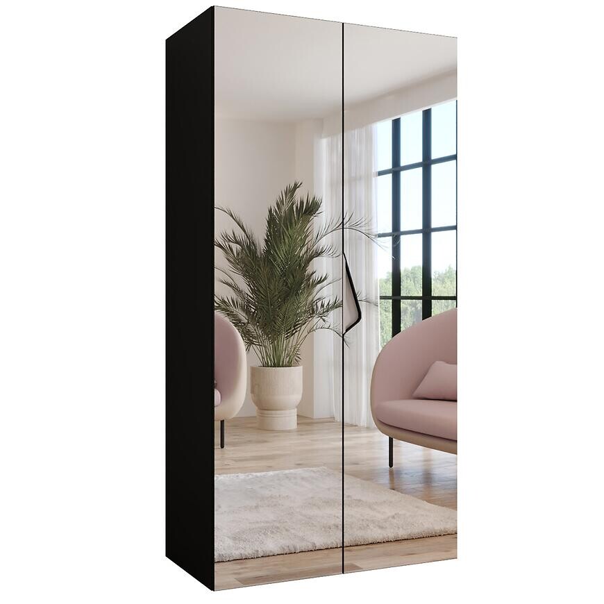 Skriňa Sandi 3-100 čierna/kašmír