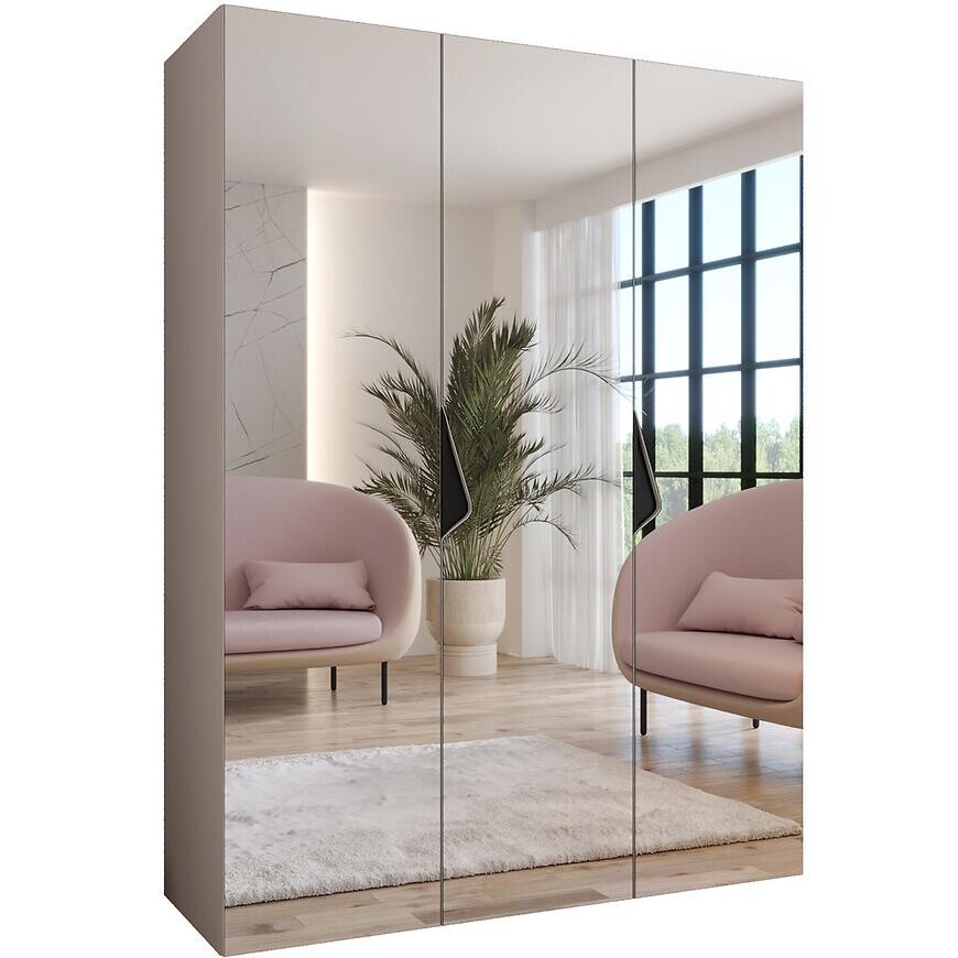 Skriňa Sandi 3-150 kašmír/čierna