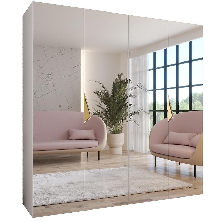 Skriňa Sandi 3-200 biela/zlatá