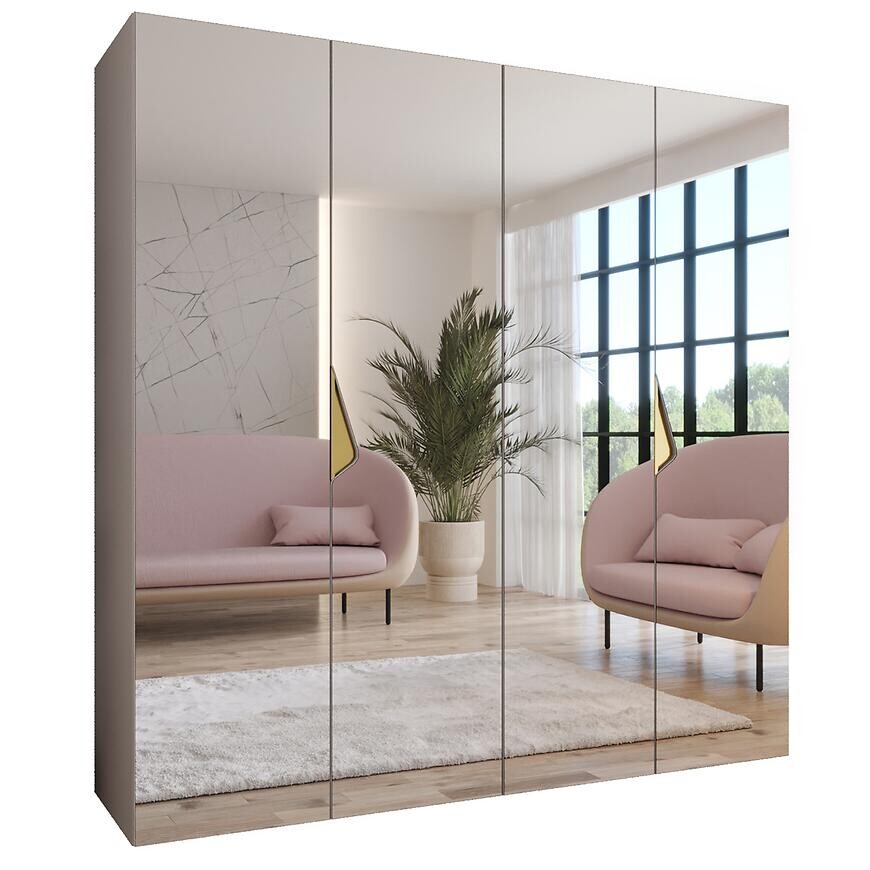 Skriňa Sandi 3-200 kašmír/zlatá