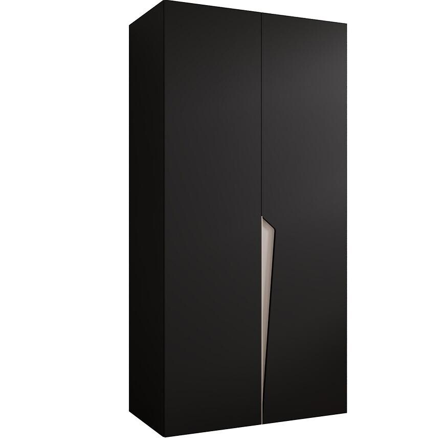 Skriňa Piano 1-100 čierna/kašmír