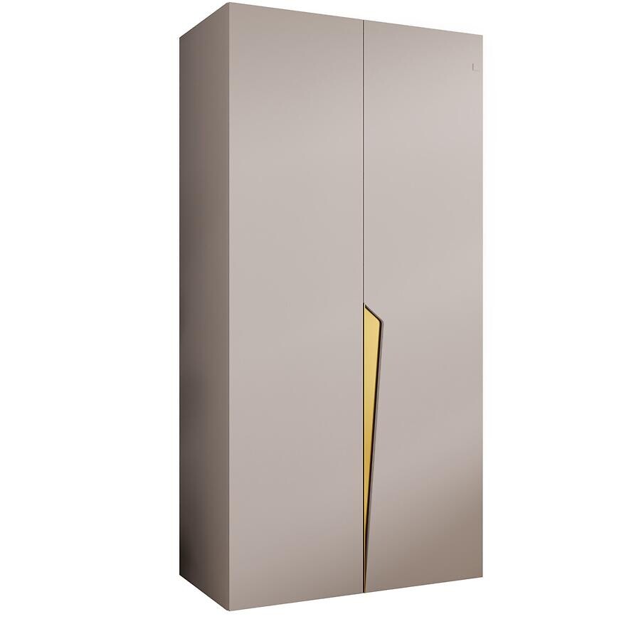 Skriňa Piano 1-100 kašmír/zlatá