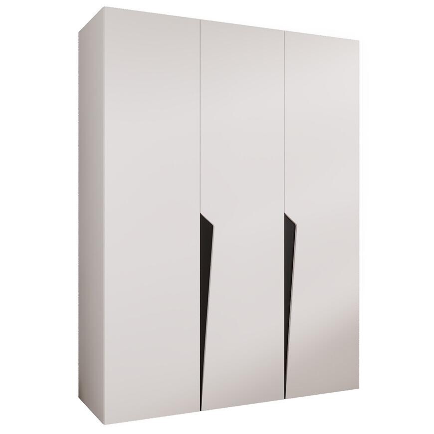 Skriňa Piano 1-150 biela/čierna