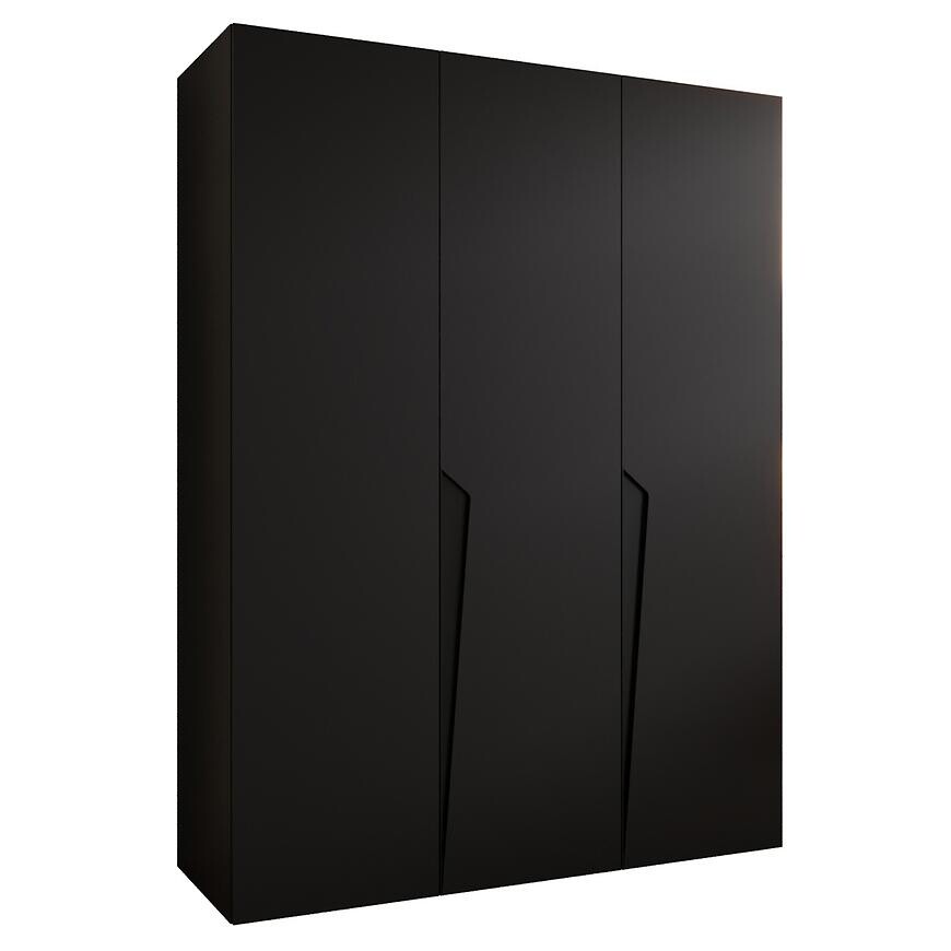 Skriňa Piano 1-150 čierna/čierna