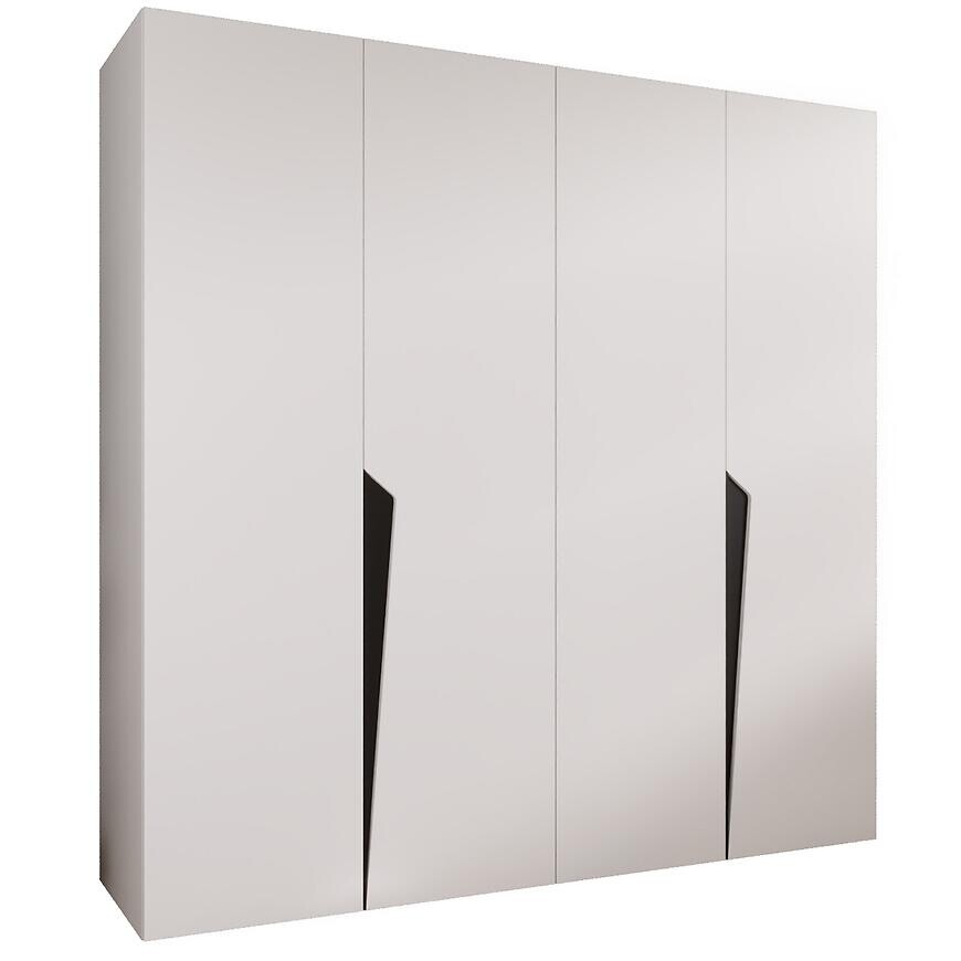 Skriňa Piano 1-200 biela/čierna