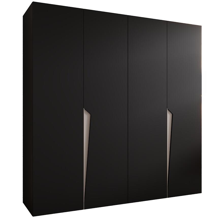 Skriňa Piano 1-200 čierna/kašmír