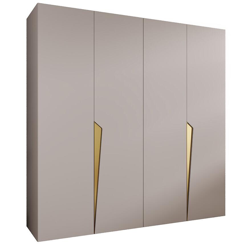 Skriňa Piano 1-200 kašmír/zlatá