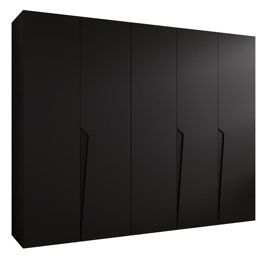 Skriňa Piano 1-250 čierna/čierna