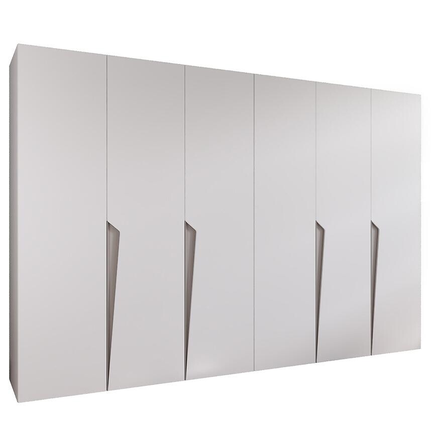 Skriňa Piano 1-300 (2x150) biela/kašmír