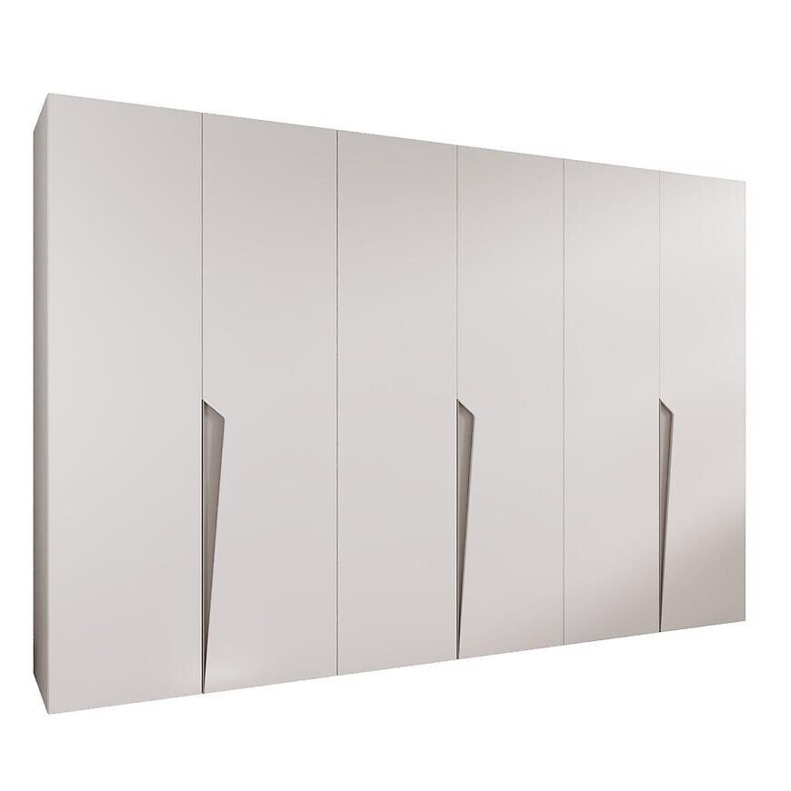 Skriňa Piano 1-300 (3x100) biela/kašmír