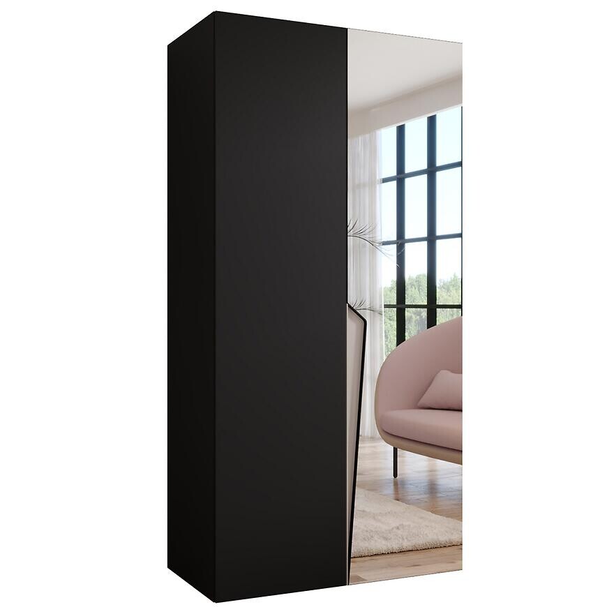 Skriňa Piano 2-100 čierna/kašmír