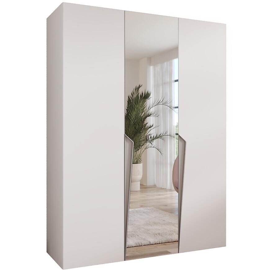 Skriňa Piano 2-150 biela/kašmír