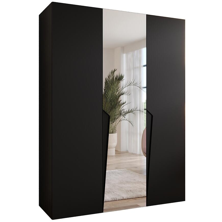 Skriňa Piano 2-150 čierna/čierna