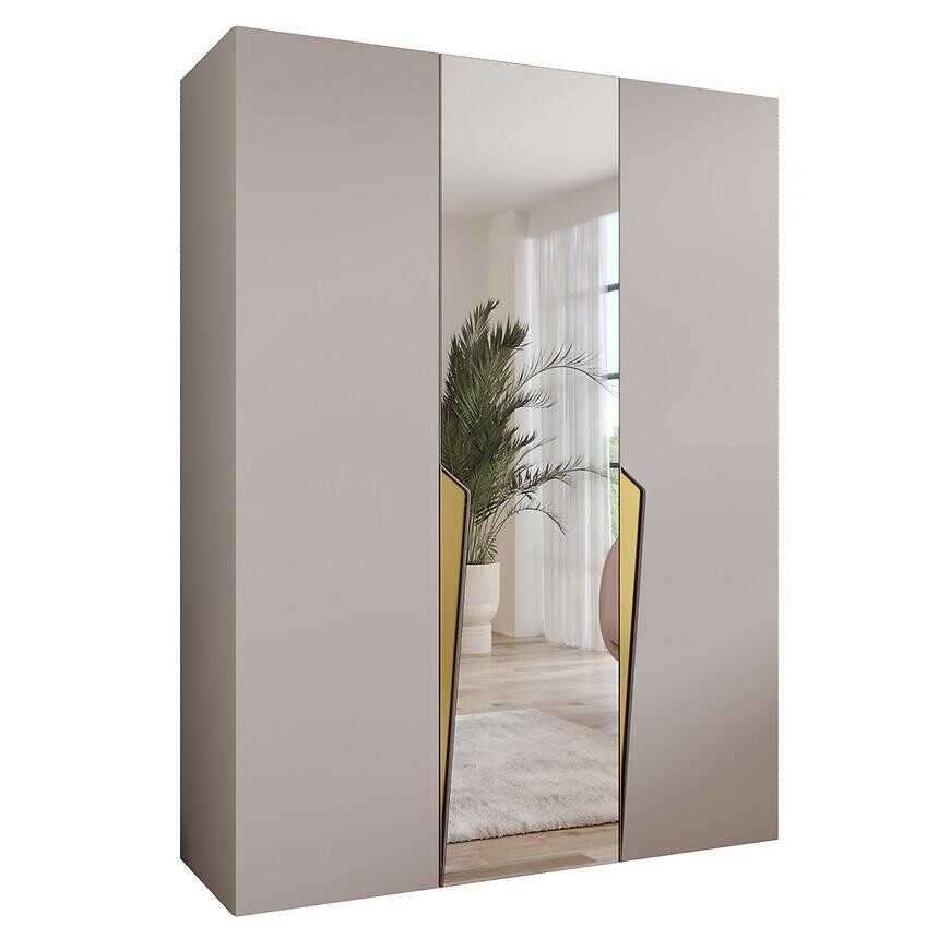 Skriňa Piano 2-150 kašmír/zlatá