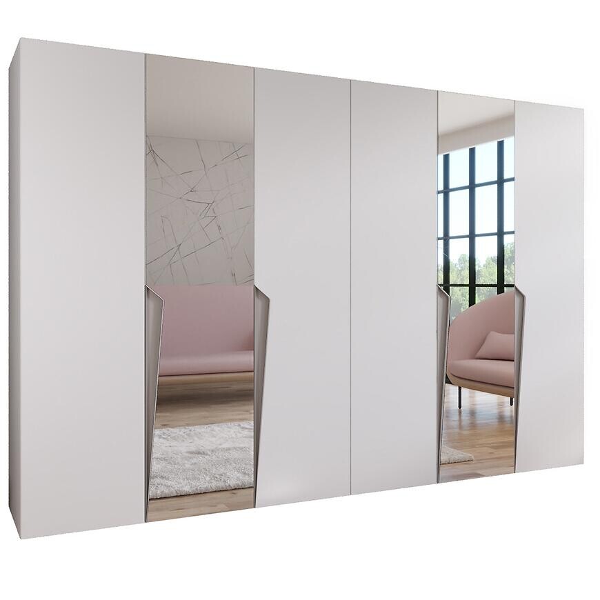 Skriňa Piano 2-300 (2x150) biela/kašmír