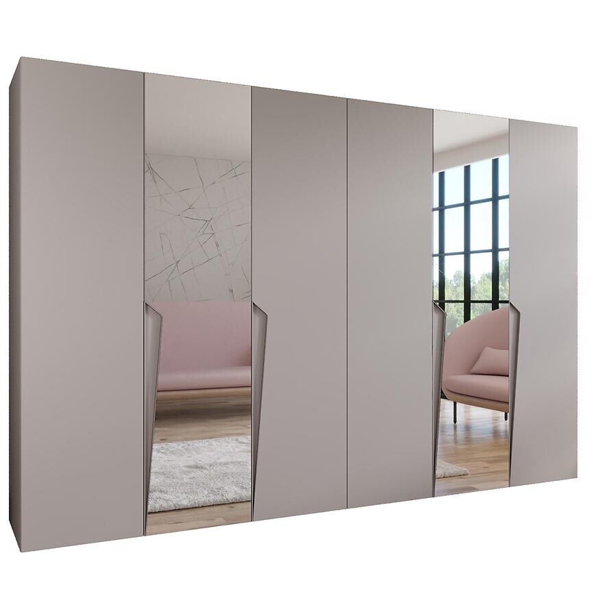 Skriňa Piano 2-300 (2x150) kašmír/kašmír