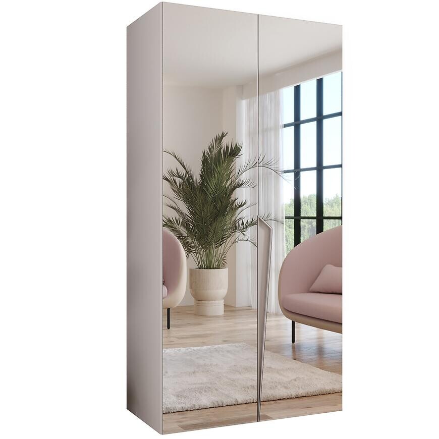 Skriňa Piano 3-100 biela/kašmír