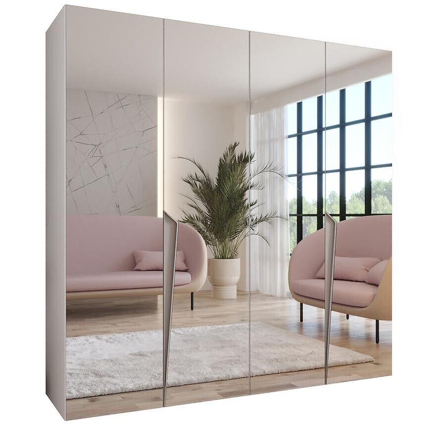 Skriňa Piano 3-200 biela/kašmír