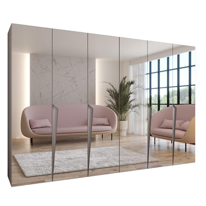 Skriňa Piano 3-300 (2x150) kašmír/kašmír