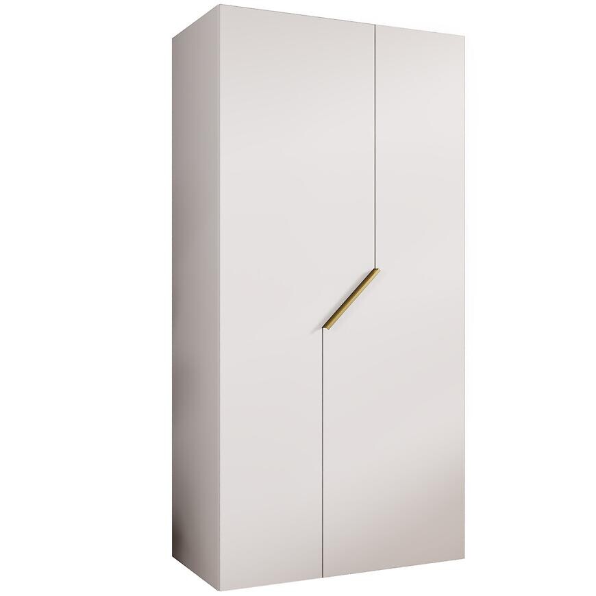 Skriňa Andrew 1-100 biela/zlatá