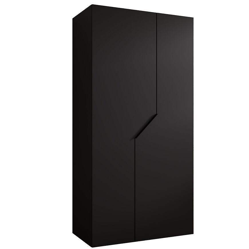 Skriňa Andrew 1-100 čierna/čierna