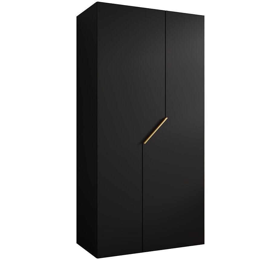 Skriňa Andrew 1-100 čierna/zlatá