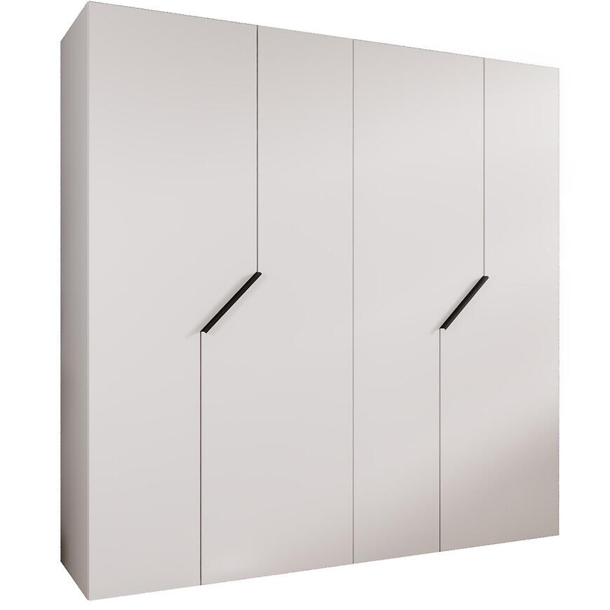 Skriňa Andrew 1-200 biela/čierna