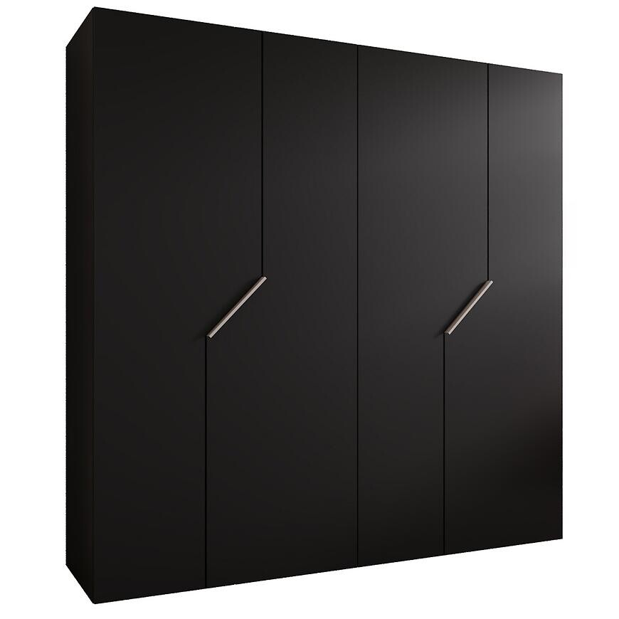 Skriňa Andrew 1-200 čierna/kašmír