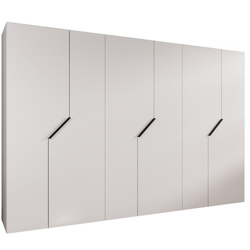 Skriňa Andrew 1-300 biela/čierna