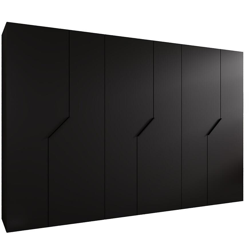 Skriňa Andrew 1-300 čierna/čierna