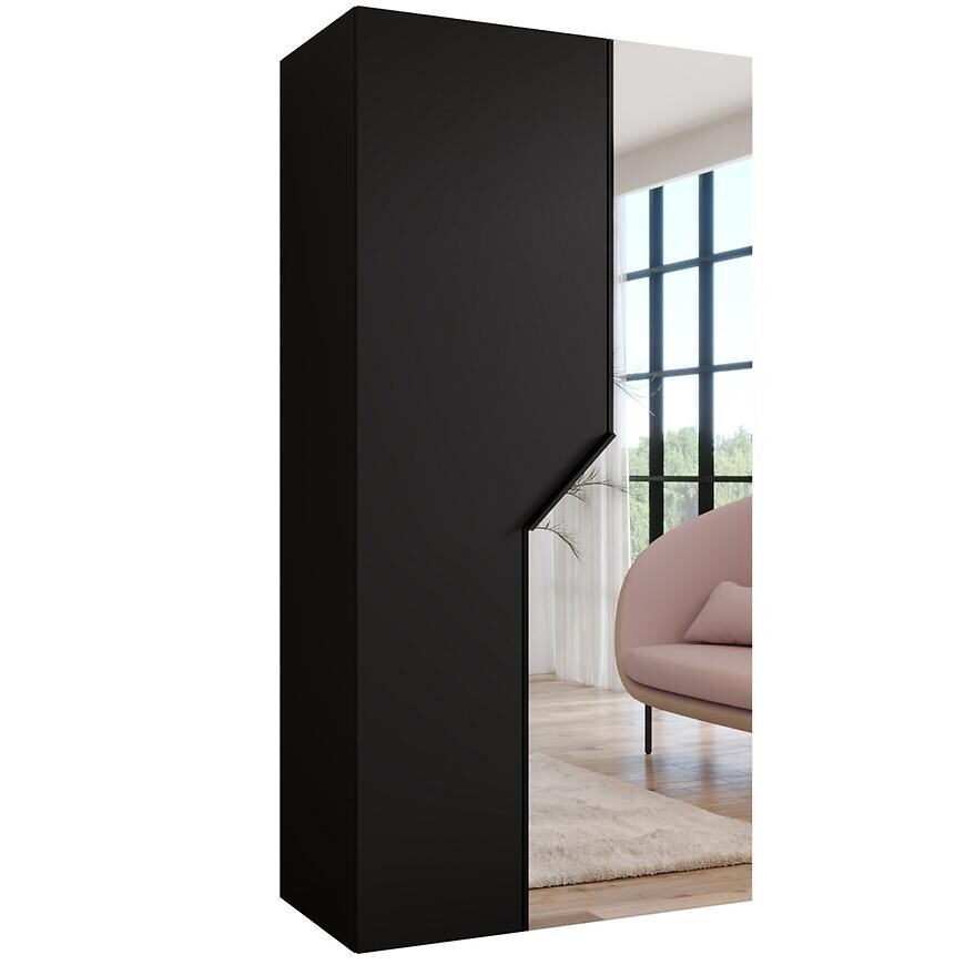 Skriňa Andrew 2-100 čierna/čierna