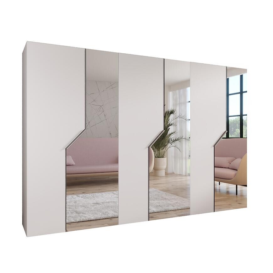 Skriňa Andrew 2-300 biela/kašmír