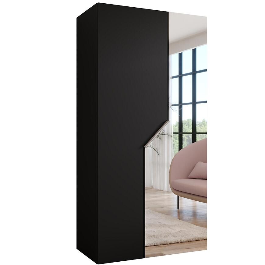 Skriňa Andrew 3-100 čierna/kašmír