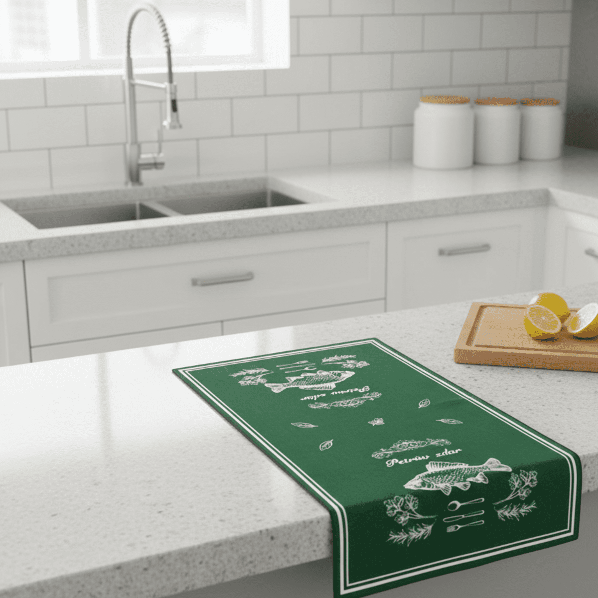 Bavlnená utierka, Petrov zdar, zelená